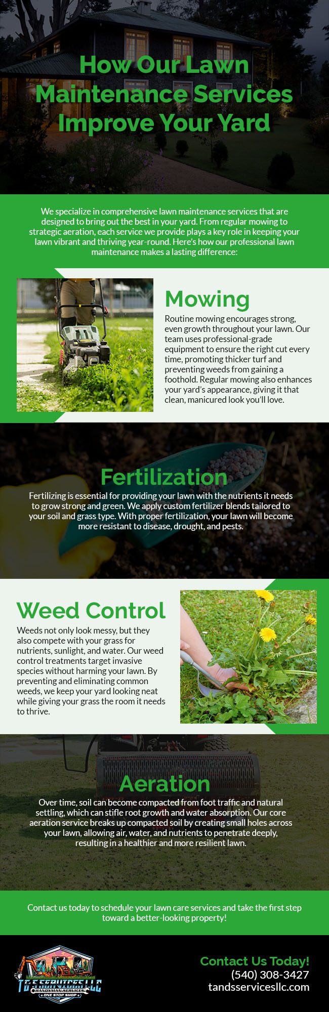 How Our Lawn Maintenance Services Improve Your Yard
